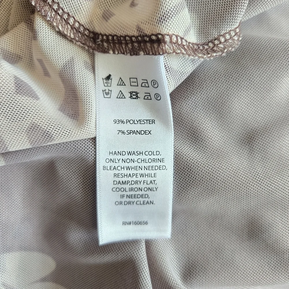 New Caroline Constas Lidi Poeme Long Tunic Kaftan Beach Swim Cover-Up Small NWT